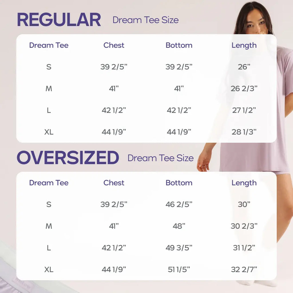 Mellow Cooling DreamTee - Breathable Summer Sleepwear & Loungewear