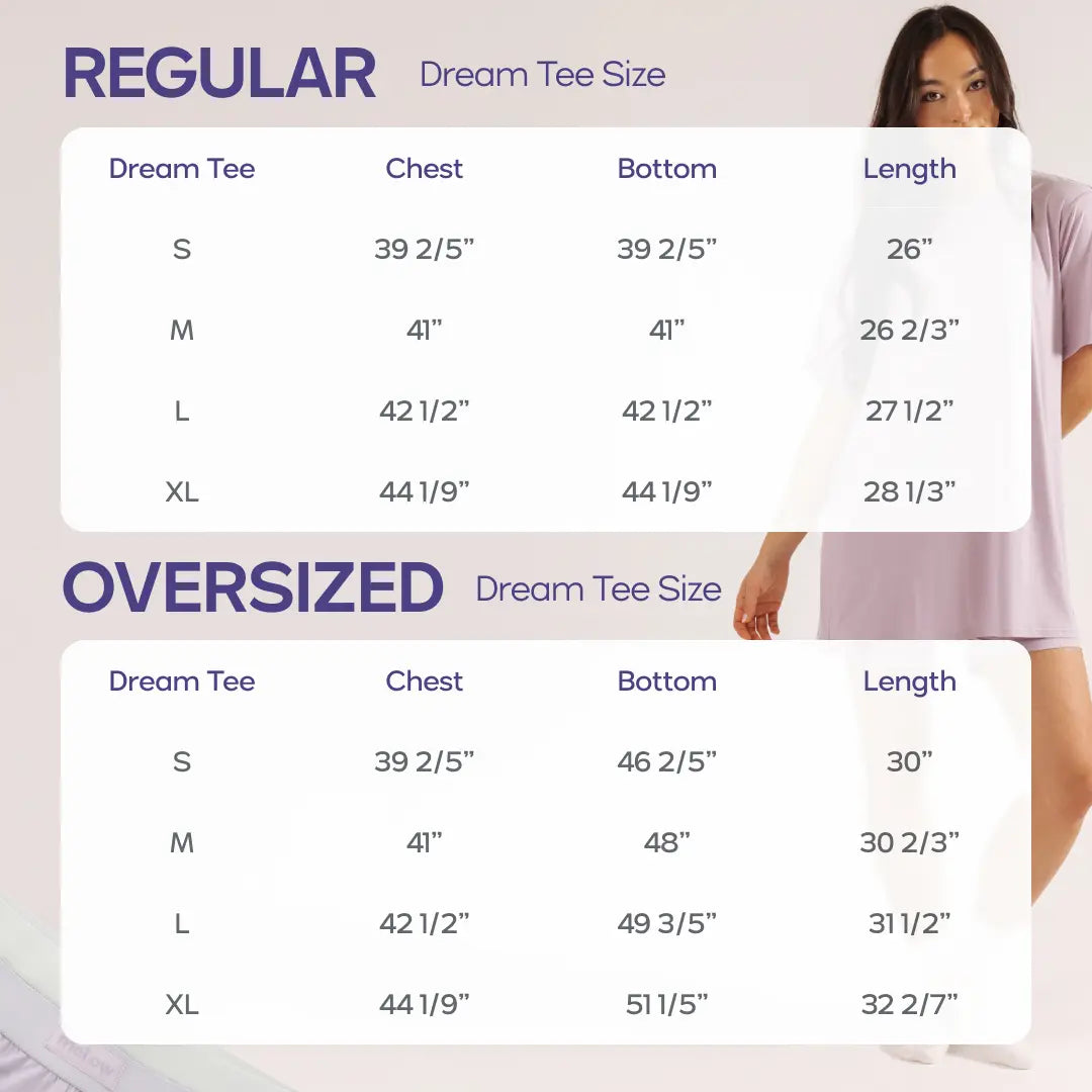Mellow Cooling DreamTee - Breathable Summer Sleepwear & Loungewear