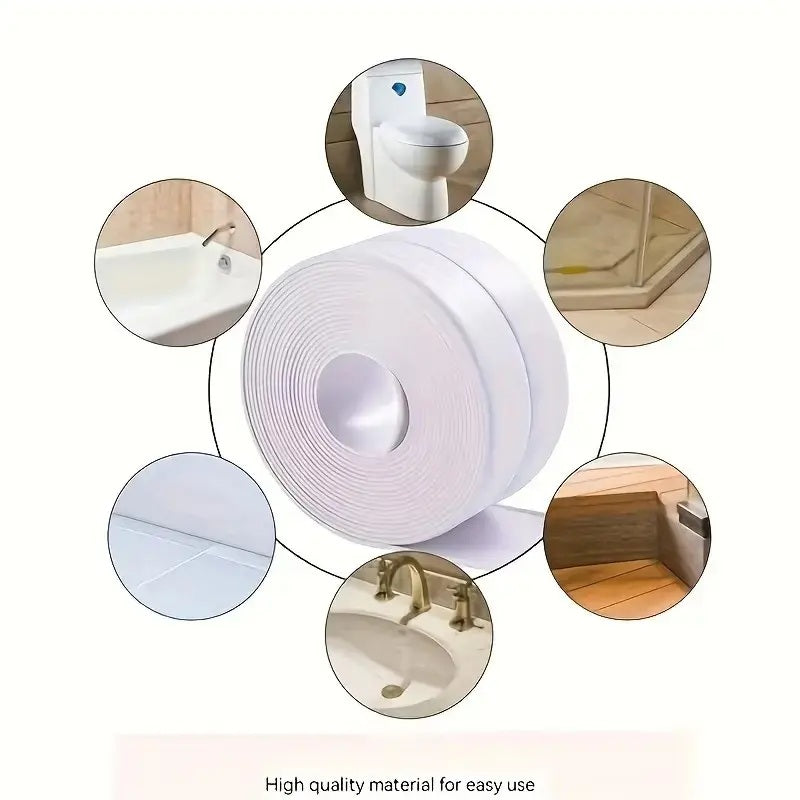 Instant Mold-Proof Seal: Heavy-Duty Waterproof Caulk Tape