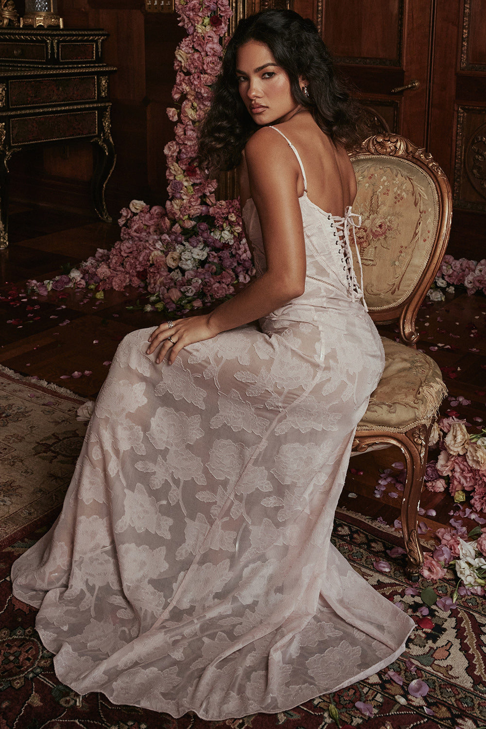 RomanceMuse™ Corset Maxi Dress